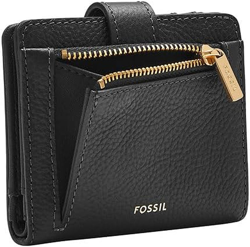Fossil Small Tab Bifold Harwell pentru femei piele LiteHide, SL10029001 Portofel Femei Naty Shop