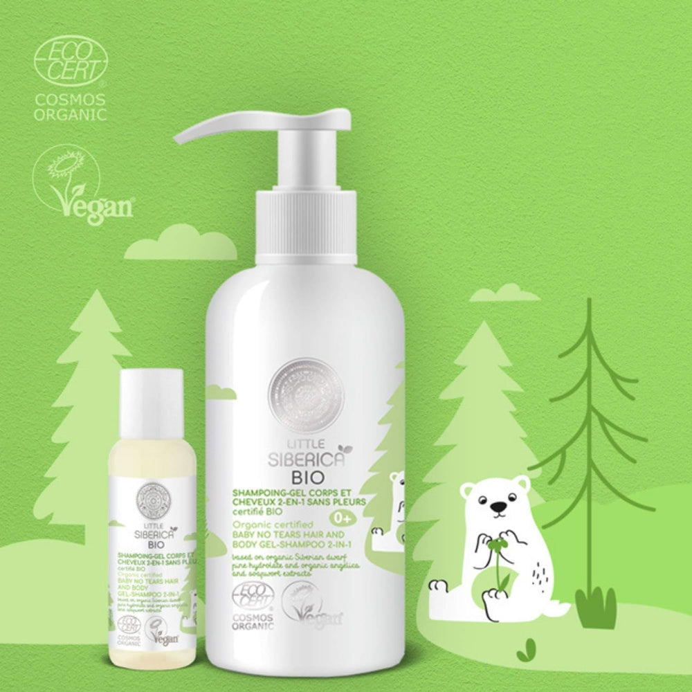 Gel de duș - Șamponare fără mirosuri Corps et Cheveux certifié BIO 250 ml Copii - Baie si Skincare Naty Shop