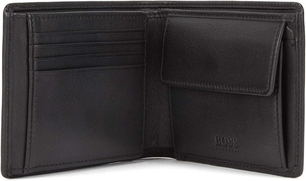 Hugo Boss bărbați Arezzo articole sportive, negru, 12 cm UE Portofel Barbati Naty Shop