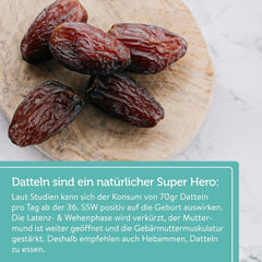 MABYEN Energy Balls Date Organic 20 buc. | Date Balls - Gustări sănătoase fără zahăr pentru sarcină și alăptare - Batoane proteice cu fructe uscate - Aromă 13 x cacao și 7x mango Produse deshidratate Naty Shop