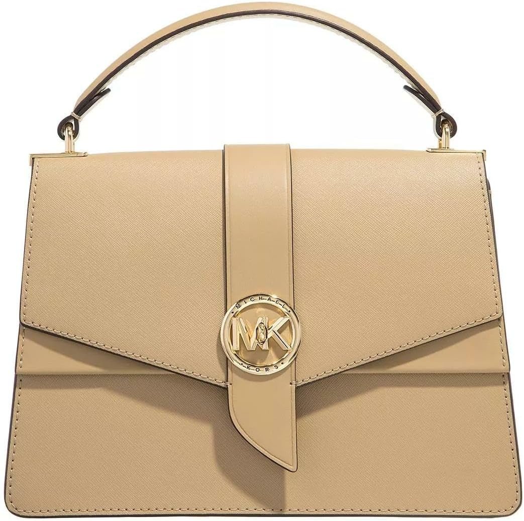 Michael Kors Ladies Md Th Satchel Greenw Bag Genti Femei Naty Shop Cămilă