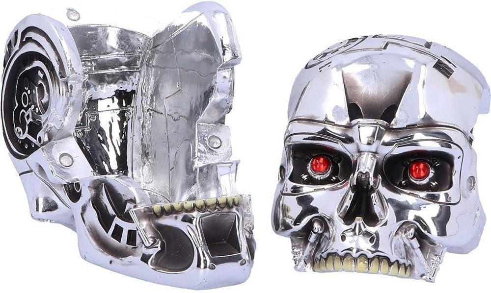 Nemesis Now, T Box, 18 cm, argint, rășină, mărime unică Statuete si sculpturi Naty Shop