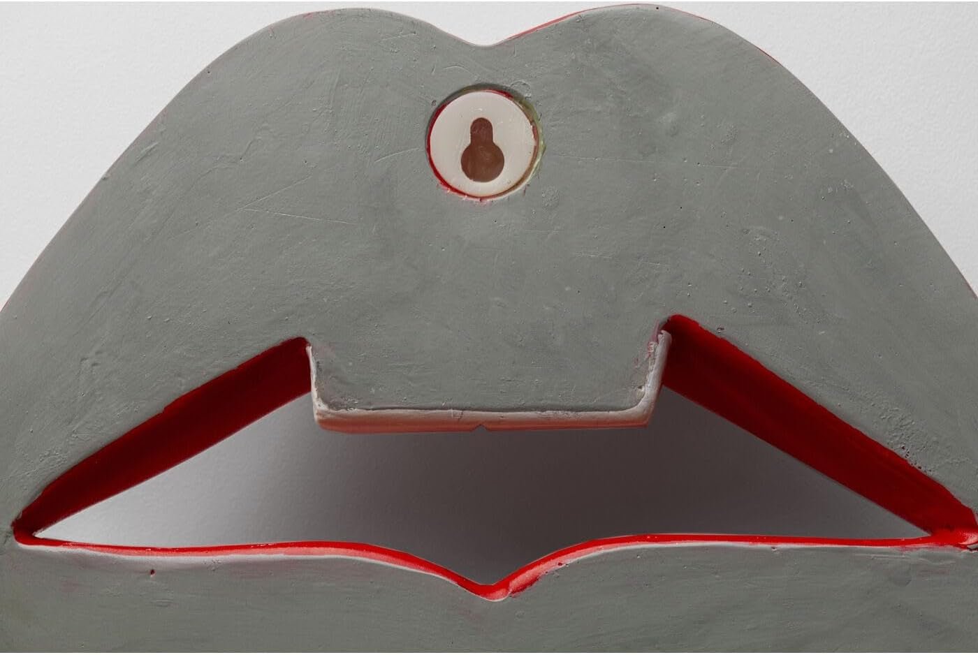 Obiect de perete Buze, roșu, modern, obiect decorativ, motiv buze, decorare cameră, decor pentru rafturi, accesoriu, living, hol, birou, dormitor, 30 x 23 x 8 cm (H/W/D) Statuete si sculpturi Naty Shop