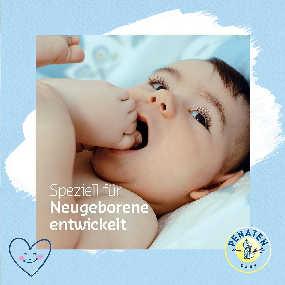 PENATEN Ultra Sensitive Care Cream Face & Body (100ml) cremă de față și de corp pentru bebeluși fără parfum, cremă hidratantă protectoare și hrănitoare pentru pielea foarte sensibilă a bebelușilor predispuși la neurodermatită Copii - Baie si Skincare Naty Shop