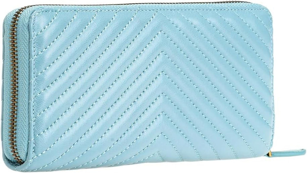 Pinko Women's Ryder Zip Around Sheep Nappa C Travel Accessories Wallet Portofel Femei Naty Shop