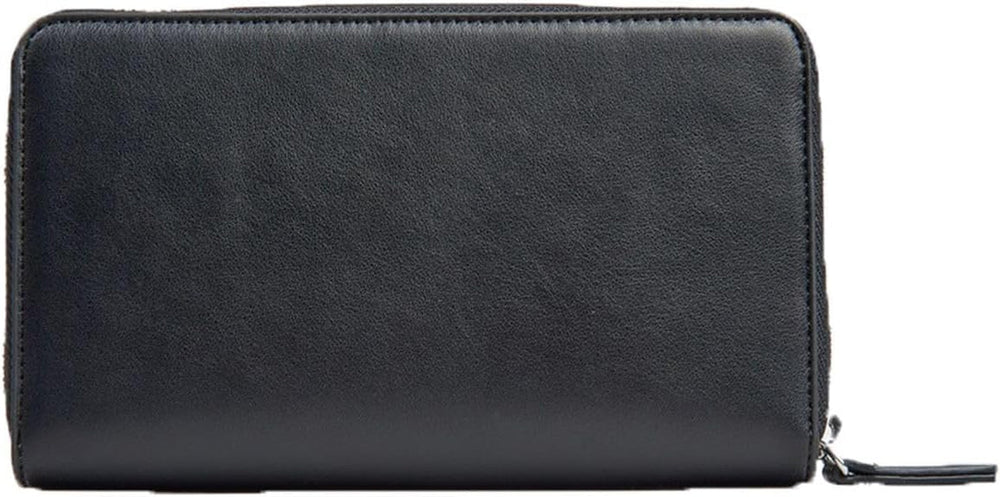 Portofel bi-fold cu logo în relief Melrose pentru femei Armani Exchange Portofel Barbati Naty Shop Negru O mărime se potrivește tuturor