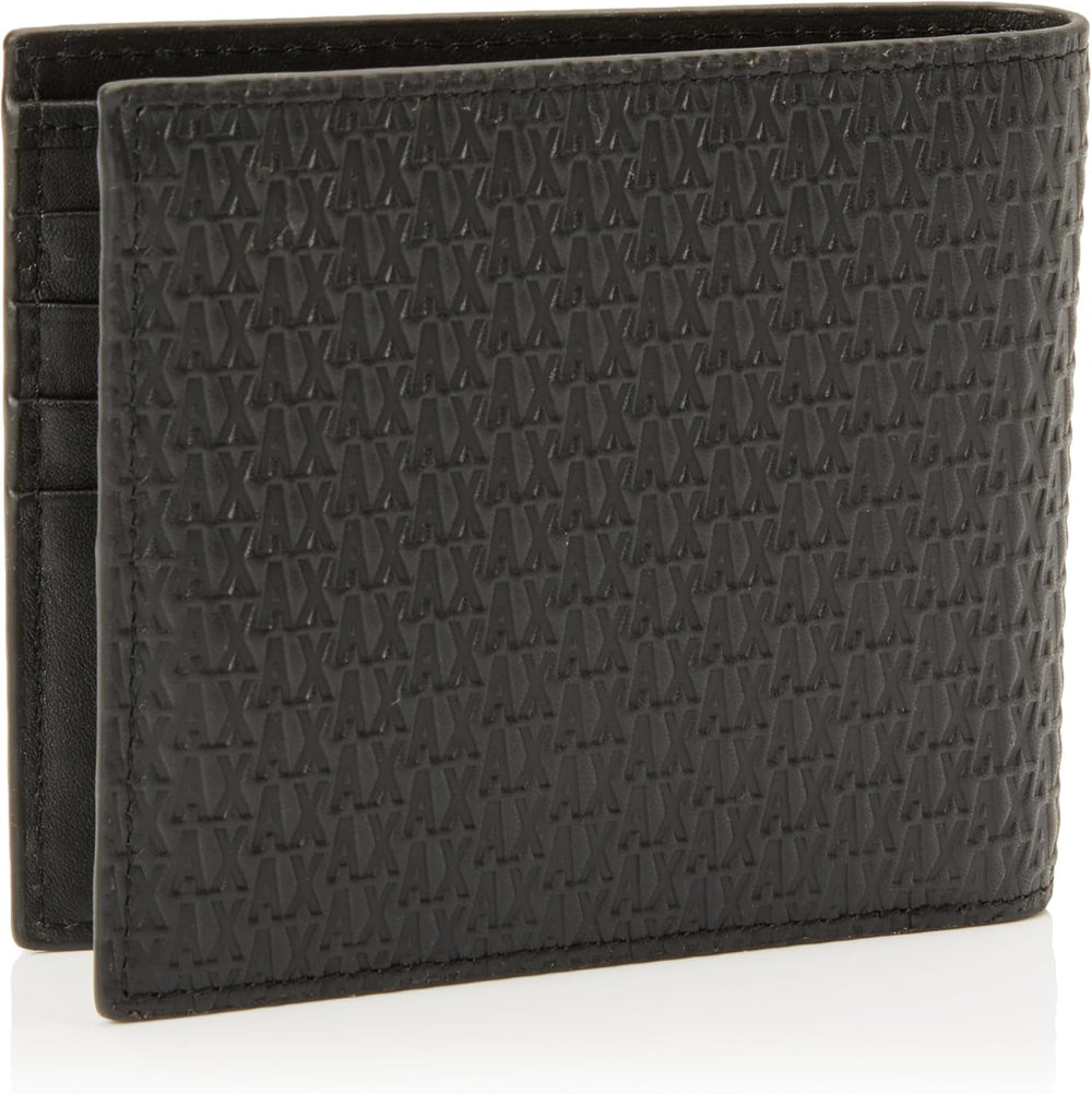 Portofel Elba, Essential, Mini Metal Logo Bi-Fold pentru bărbați Armani Exchange Portofel Barbati Naty Shop