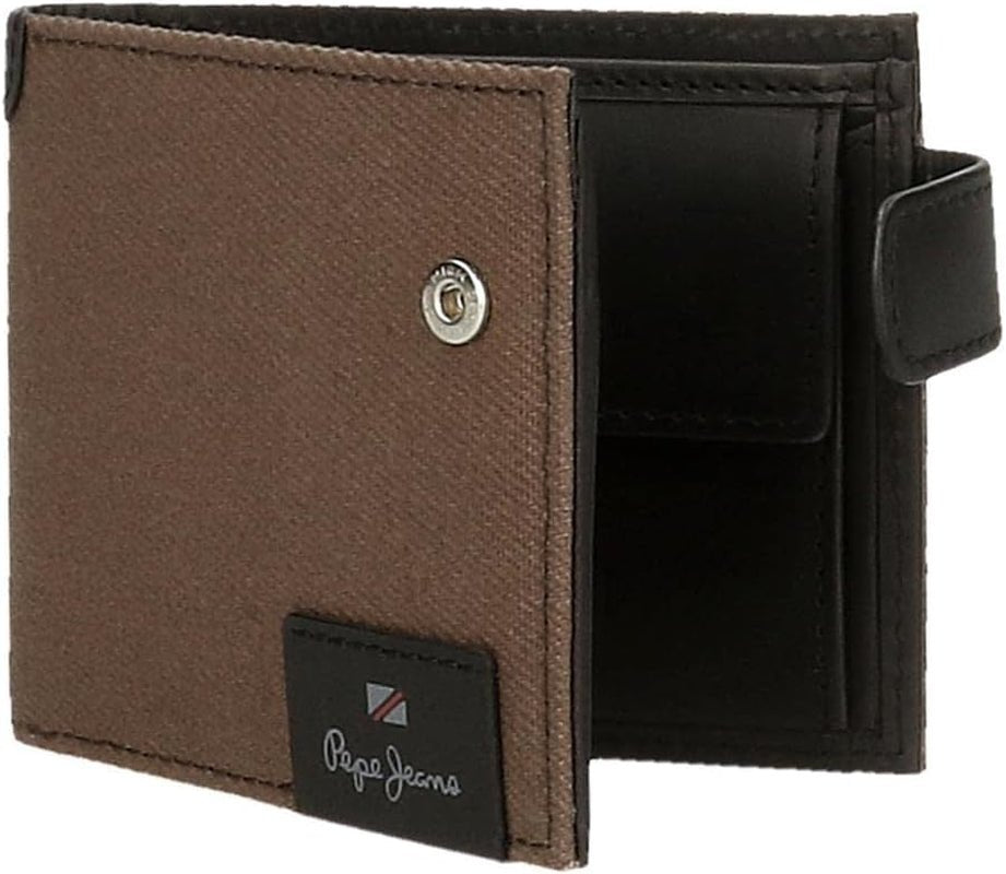 Portofel orizontal Pepe Jeans Hilltop cu închidere clic, unic Portofel Barbati Naty Shop