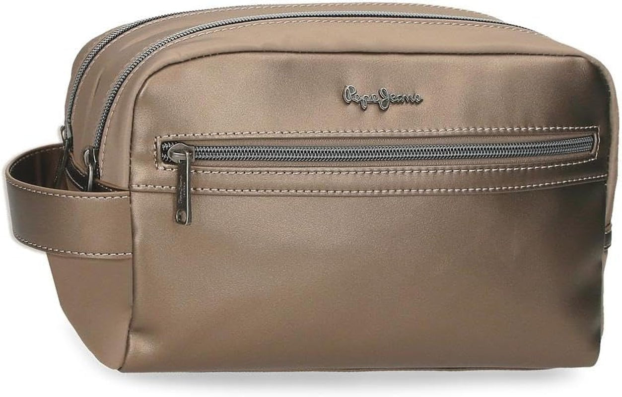 Portofel Pepe Jeans Ruby, poșetă, portofel, realizat din poliester și cu detalii din piele artificială. Compartimente, fermoare. De la Joumma Bags Portofel Femei Naty Shop Rubin Geantă de toaletă dublă