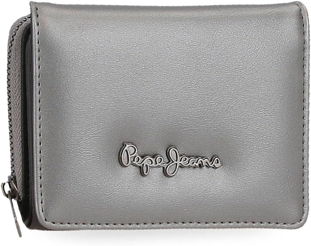 Portofel Pepe Jeans Ruby, poșetă, portofel, realizat din poliester și cu detalii din piele artificială. Compartimente, fermoare. De la Joumma Bags Portofel Femei Naty Shop Antracit Portofel