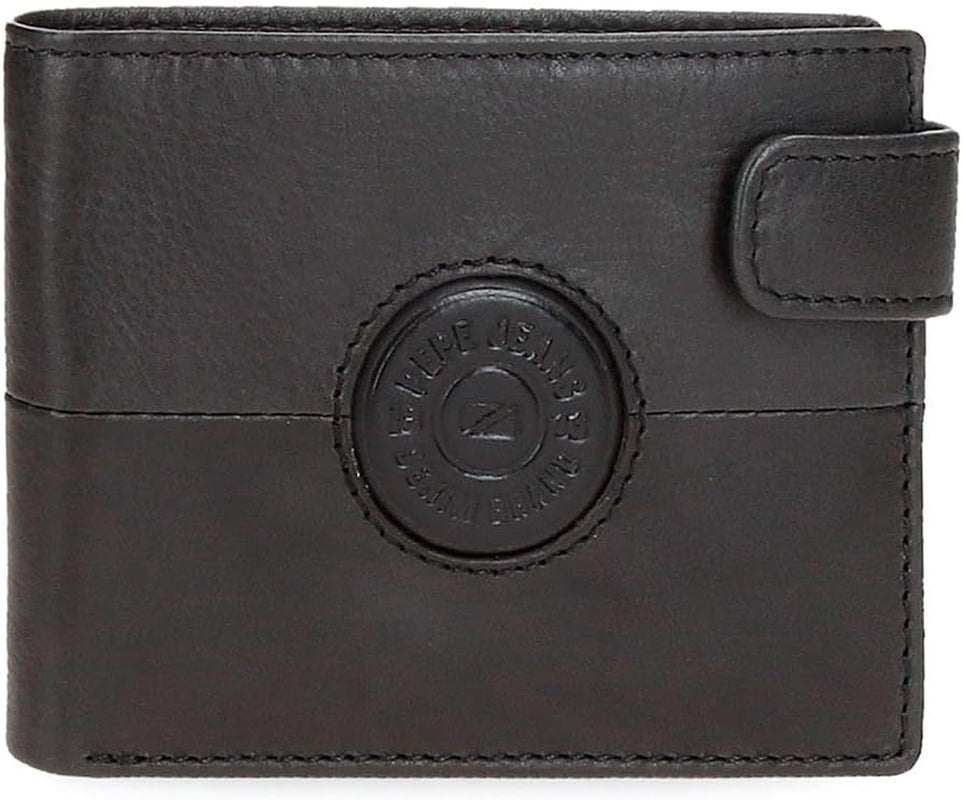 Portofele și poșete din piele de vacă Pepe Jeans Cracker, negru, maro, verde, diferite mărimi - Naty Shop