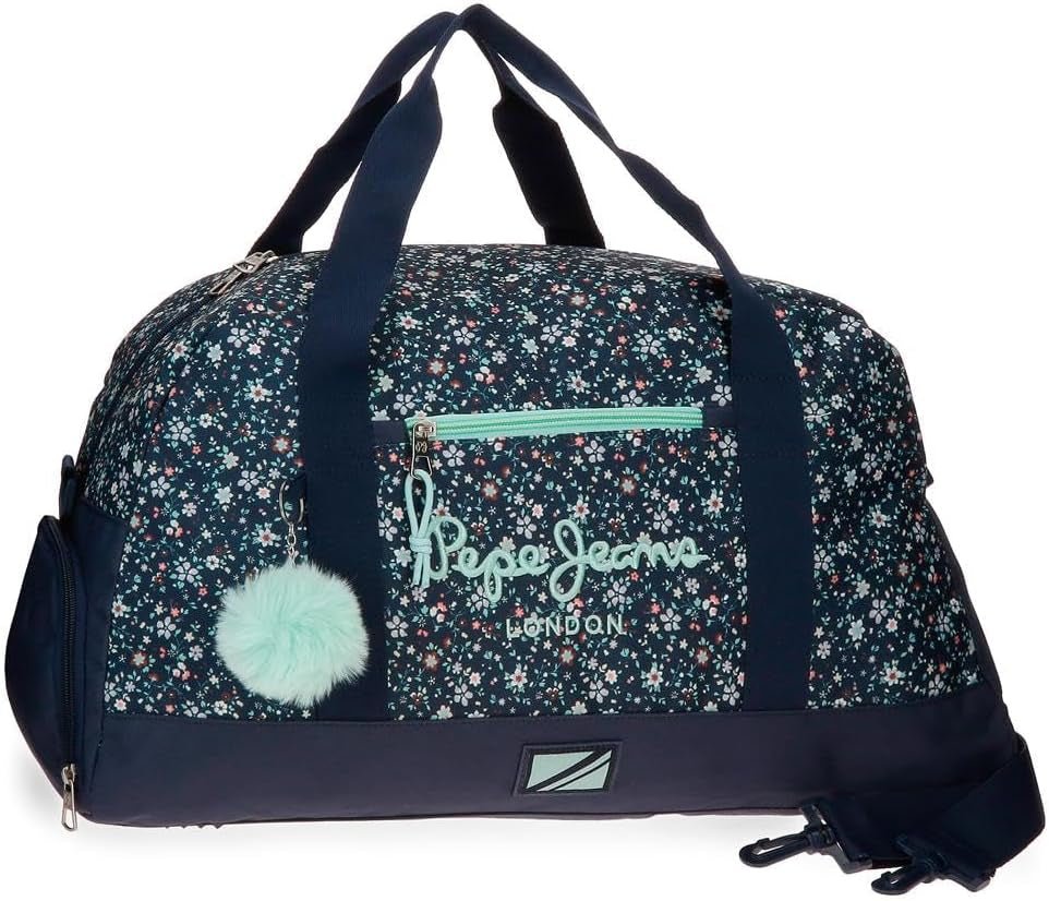 Rucsac școlar Pepe Jeans Alenka cu troler, albastru, 30 x 40 x 12 cm, poliester, 14,4 l, albastru, rucsac școlar cu troler Rucsacuri si ghiozdane premium Naty Shop Reiserucksack