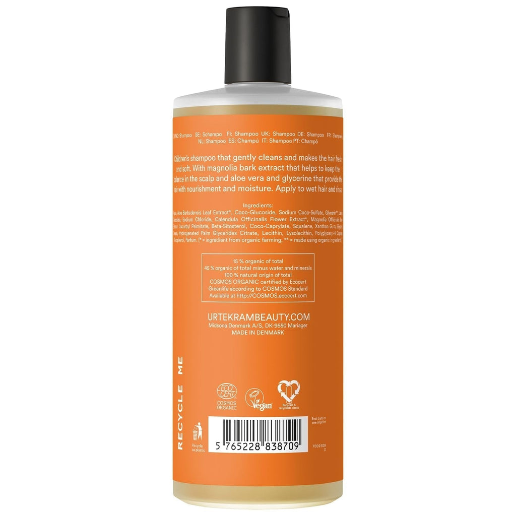 Șampon pentru copii Urtekram organic, îngrijire ușoară, 500 ml Copii - Baie si Skincare Naty Shop