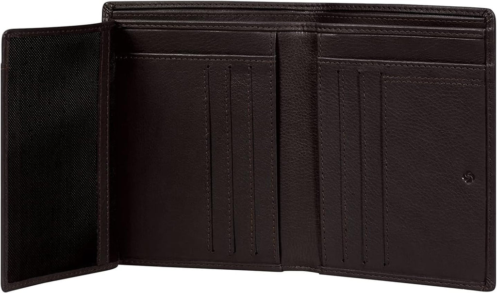 Samsonite Attack 2 SLG - Portofel, 12,5 cm, maro (Ebony Brown) Portofel Barbati Naty Shop