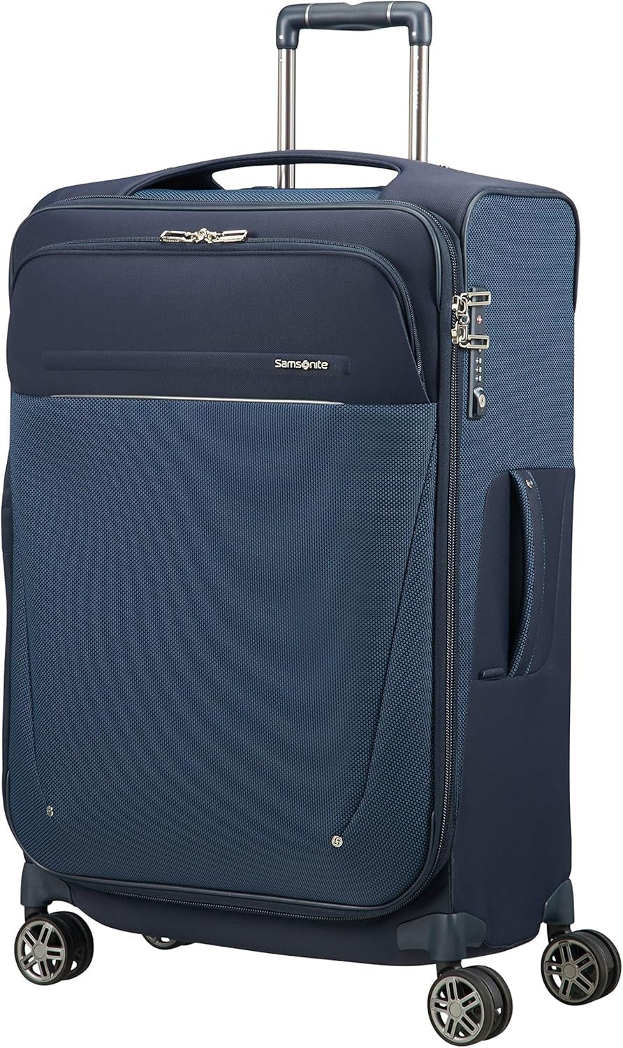 SAMSONITE B-Lite Icon - Spinner 71/26 expandabil 83L, 2.6 KG, albastru închis Bagaje și echipament de călătorie Naty Shop Albastru (albastru închis) L (71 Cm - 90 L)