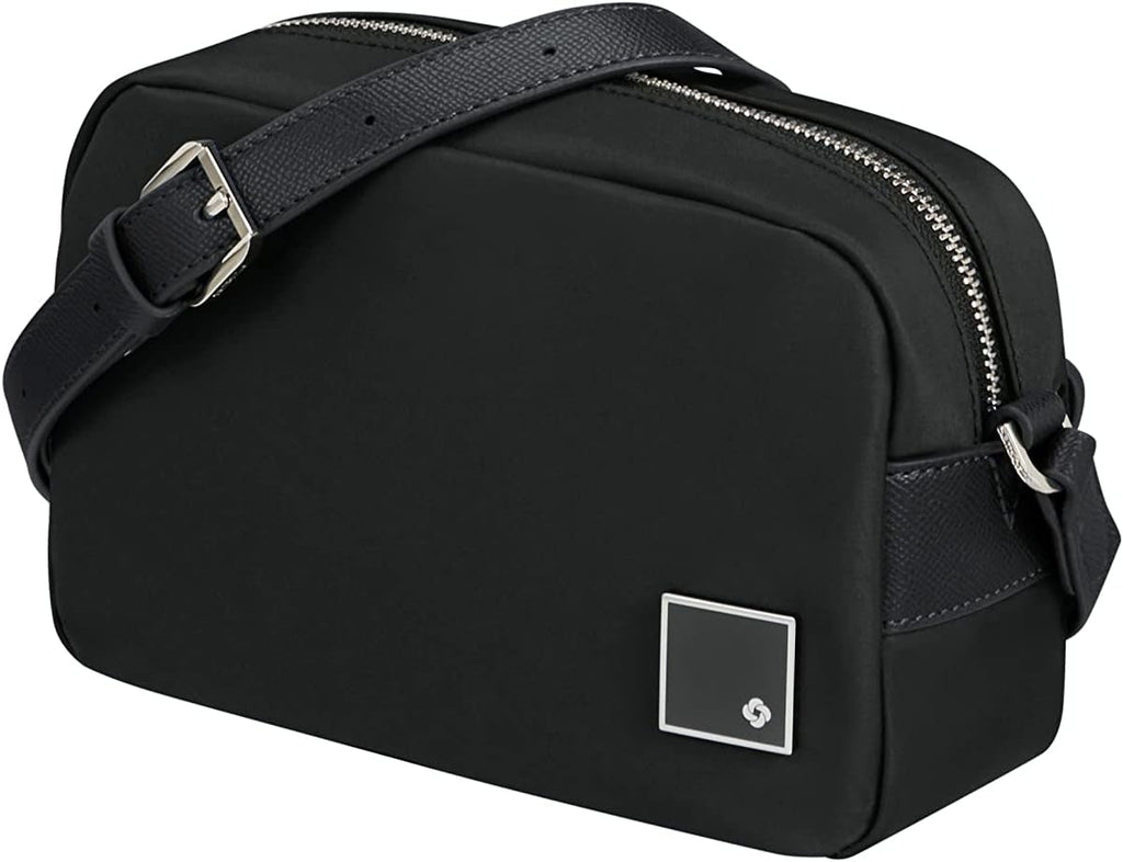 Samsonite Essentially Karissa - Geantă de umăr Genti Femei Naty Shop Negru (negru)