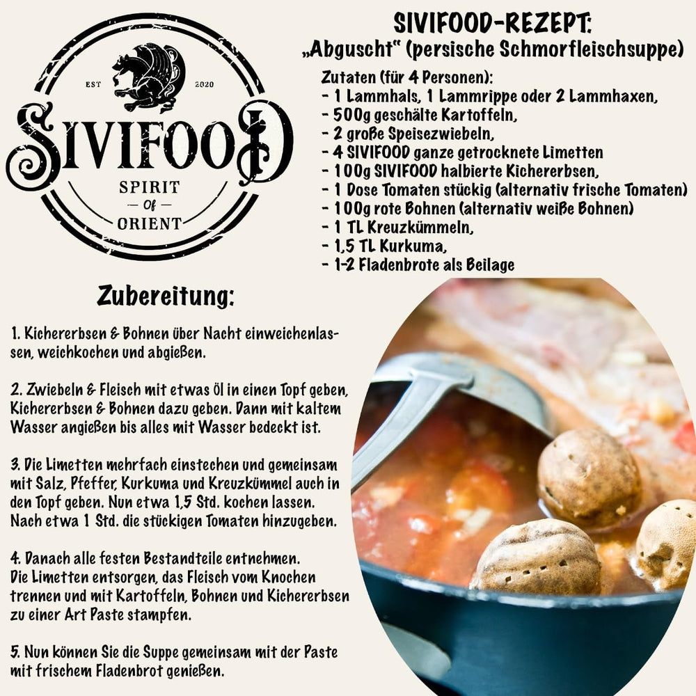 SIVIFOOD lămâi verzi uscate întregi 100g - Limo Amani Loomi lămâi verzi întregi aromate uscate natural Limu Omani Omani lime deco Produse deshidratate Naty Shop