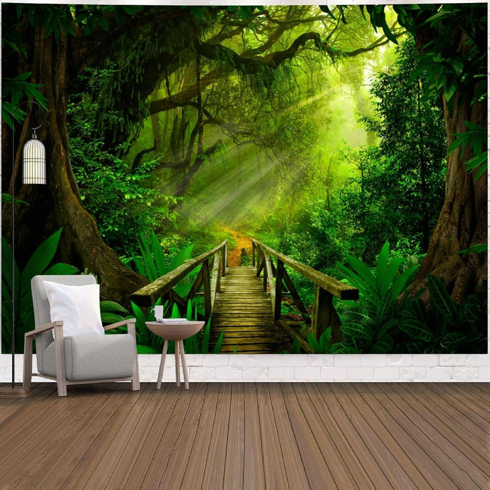 Tapiserie forest green hanging aer liber Casa - Accesorii si Decoratiuni Naty Shop
