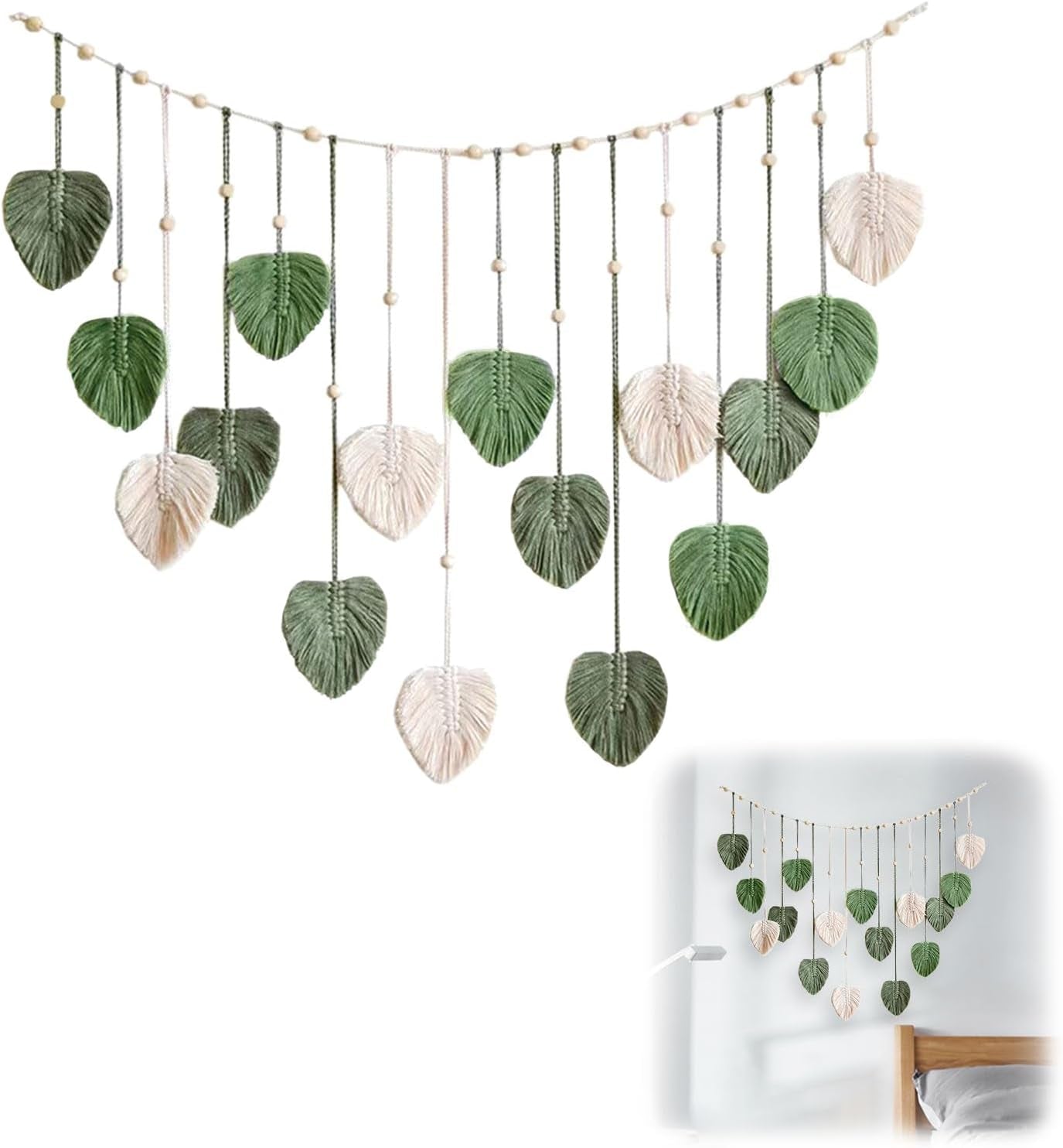 Tapiserie frunze mare tesute femei camera pepiniera Casa - Accesorii si Decoratiuni Naty Shop Salutări