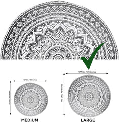 Tapiserie india beach towel round mandala hippielarge indian Casa - Accesorii si Decoratiuni Naty Shop