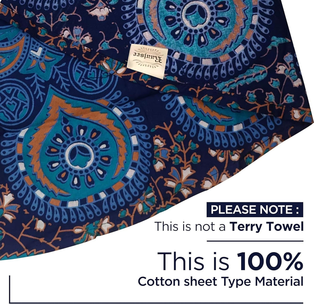 Tapiserie india prosop plaja rotund mandala hippielarge indian Casa - Accesorii si Decoratiuni Naty Shop