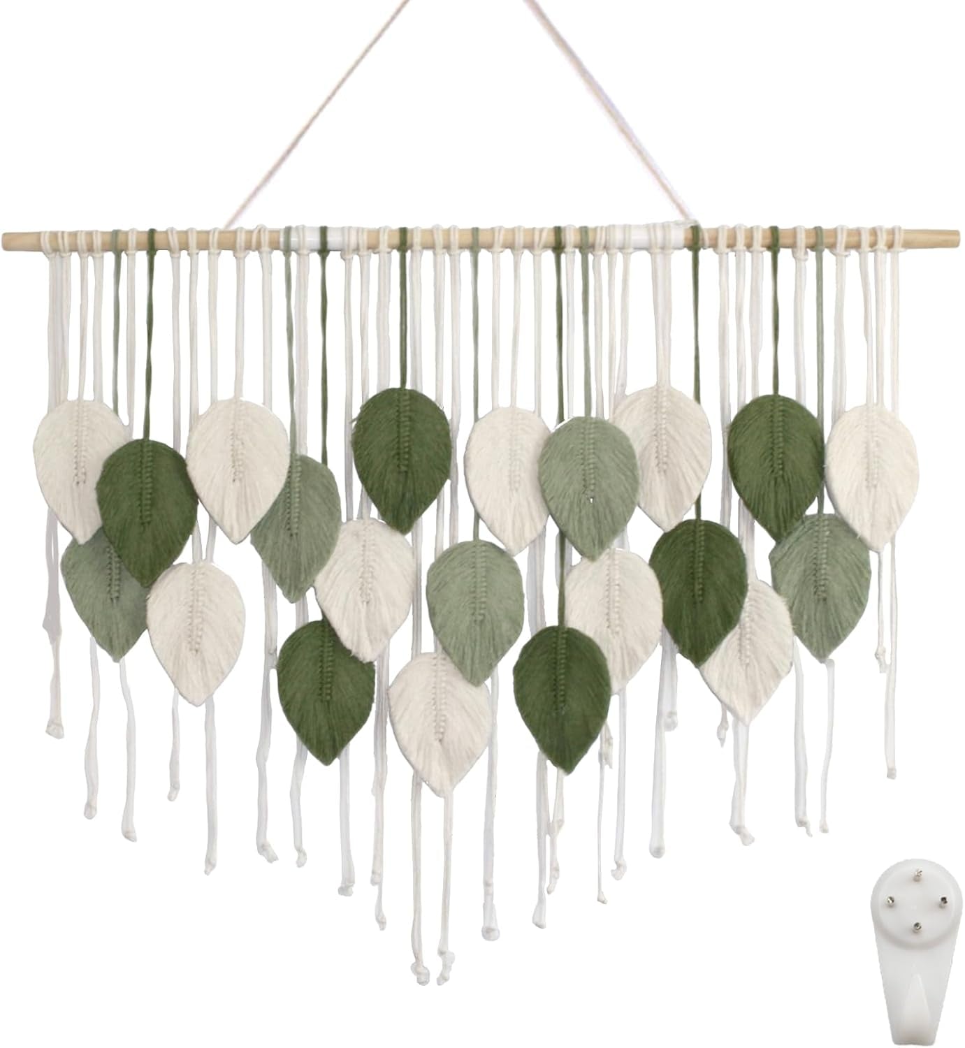 Tapiserie mare art woven handmade tassel leaf Casa - Accesorii si Decoratiuni Naty Shop Default Title