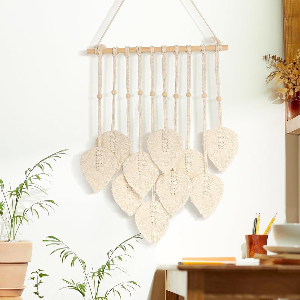 Tapiserie quotre manual plat ghirlanda tesute frunze Casa - Accesorii si Decoratiuni Naty Shop Default Title