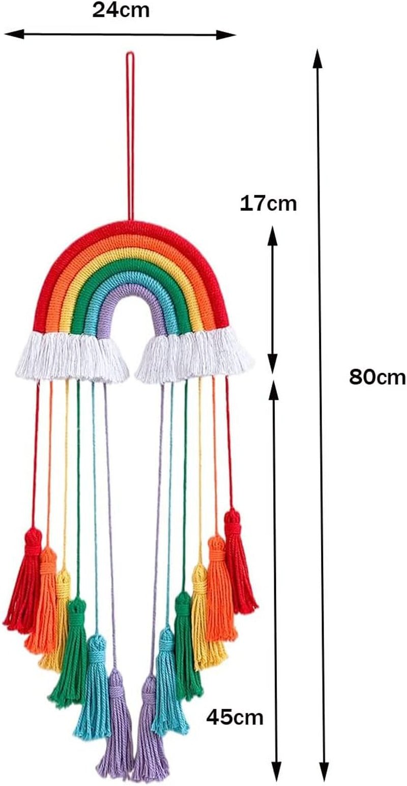 Tapiserie rainbow decorare funie bumbac curcubeu Casa - Accesorii si Decoratiuni Naty Shop