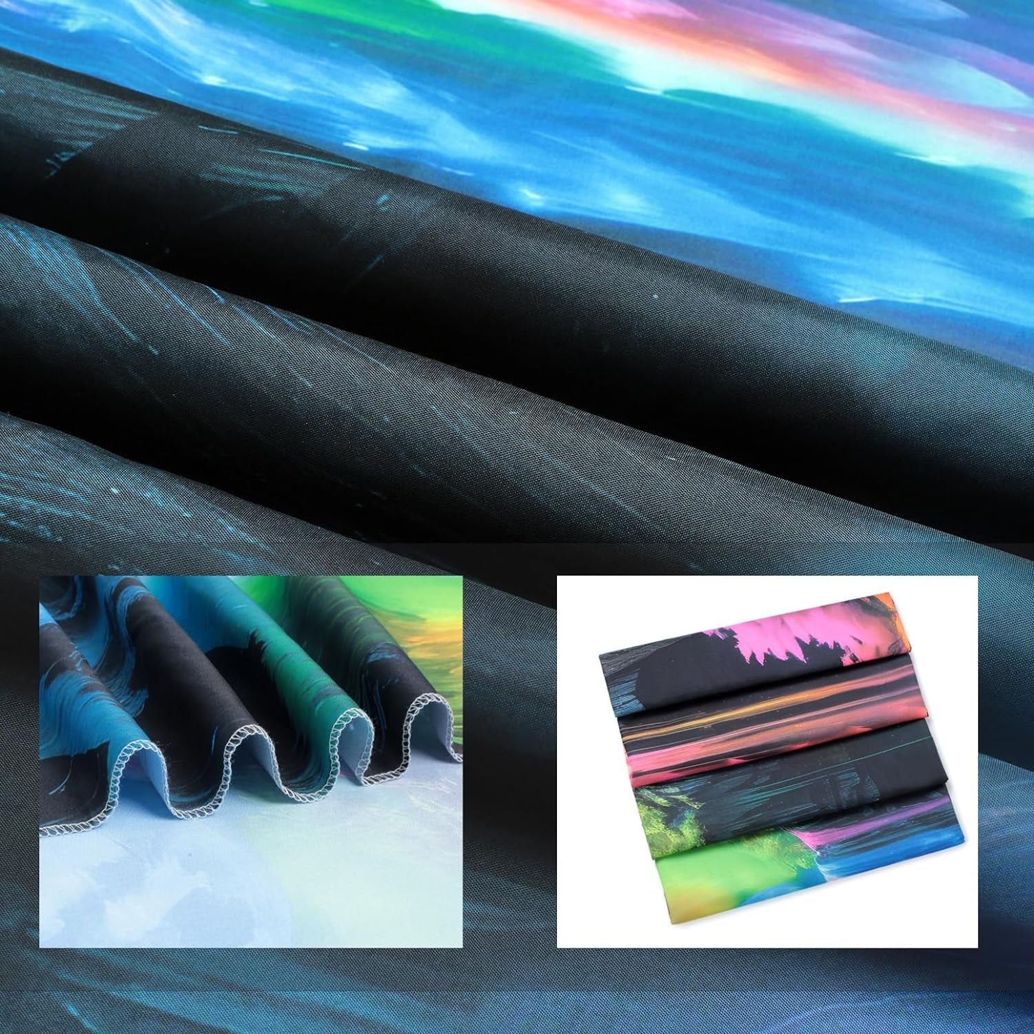 Tapiserie tapiterie cascada planetara fantezie lumina neagra Casa - Accesorii si Decoratiuni Naty Shop