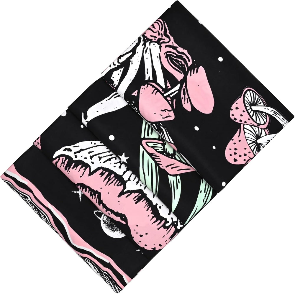 Tapiserie yugarlibi craniu roz ciuperci schelet Casa - Accesorii si Decoratiuni Naty Shop