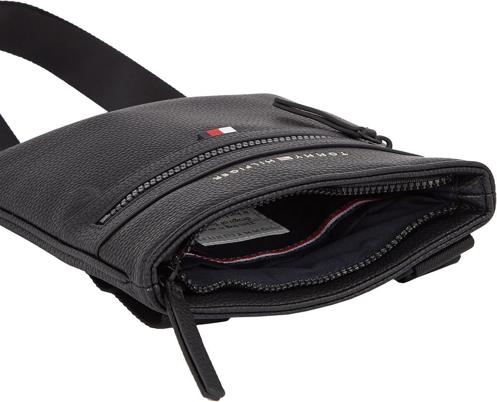Tommy Hilfiger bărbați ESSENTIAL PU MINI CROSSOVER Crossover Bagaje și echipament de călătorie Naty Shop