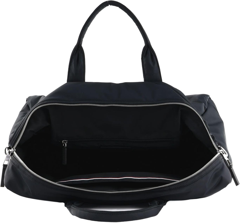 Tommy Hilfiger bărbați TH Signature geantă de voiaj AM0AM12218 sac de călătorie, negru (negru) Bagaje și echipament de călătorie Naty Shop