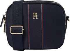 TOMMY HILFIGER Femeii Poppy Camera Bag Corp Aw0aw17230 Crossover Bagaje și echipament de călătorie Naty Shop Albastru (Space Blue Corp)