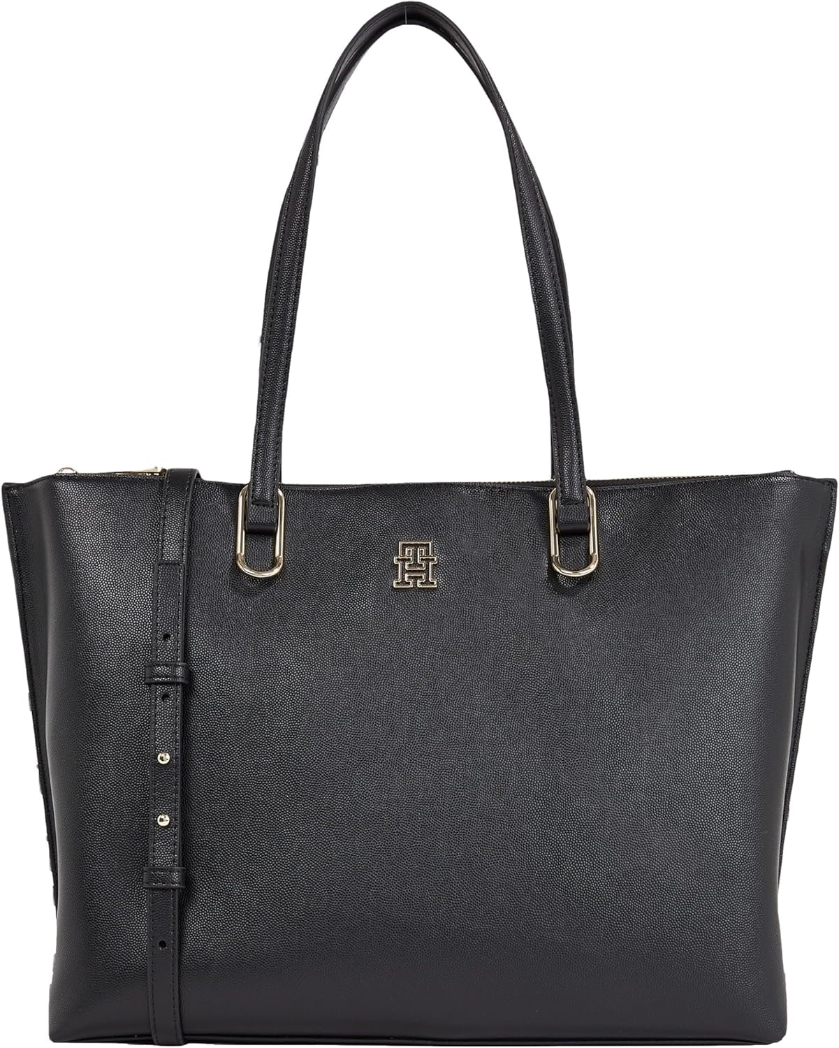 Tommy Hilfiger Ladies Th Timeless Workbag Geantă școlară, o mărime Genti Femei Naty Shop Negru (negru)