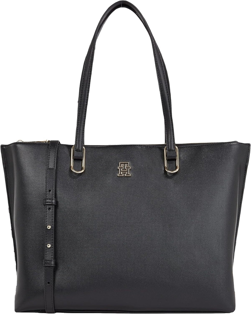 Tommy Hilfiger Ladies Th Timeless Workbag Geantă școlară, o mărime Genti Femei Naty Shop Negru (negru)