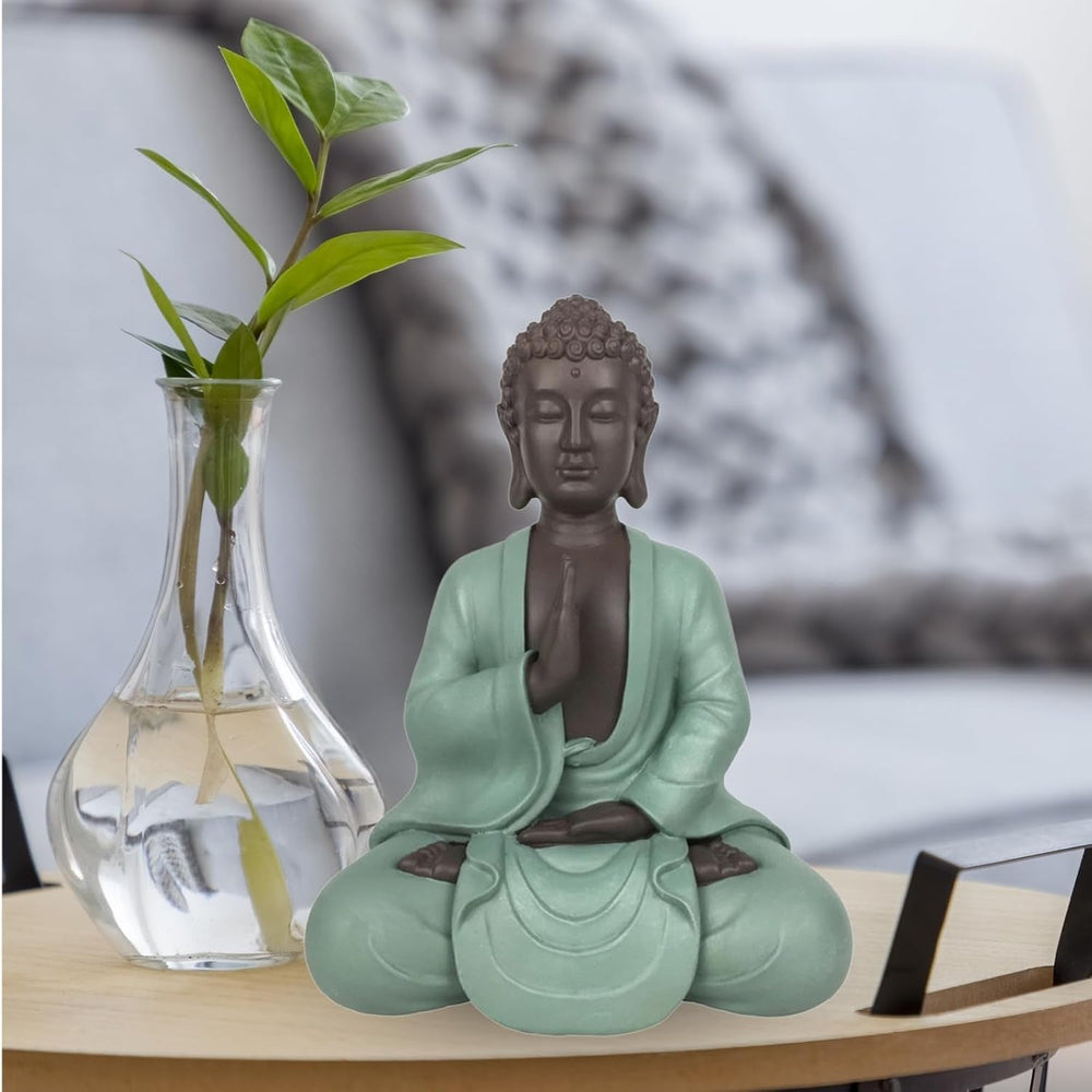 Zen Arôme SBM5 Statuie Zen Bodhi, verde/maro, 20 cm înălțime Statuete si sculpturi Naty Shop